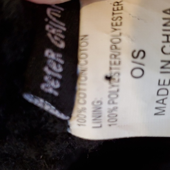 Preppy Peter Grimm Buffalo check cadet hat black fleece lining. One size - Picture 5 of 7